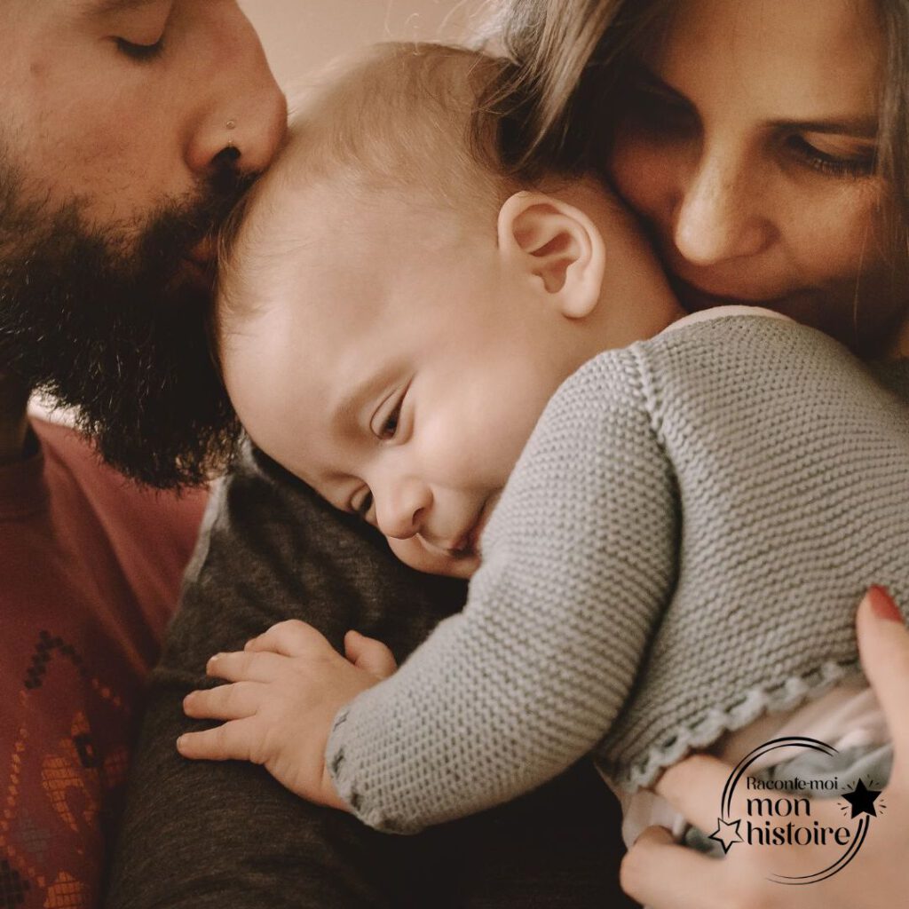 bébé avec parents